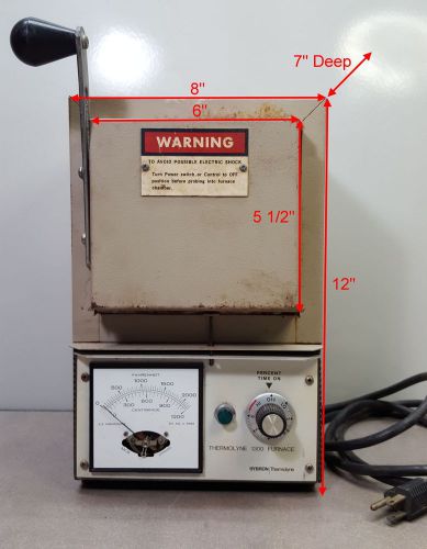 Thermolyne 1300 furnace Model# FB1315M, 120V, 8.8A, 1050W, 2000F