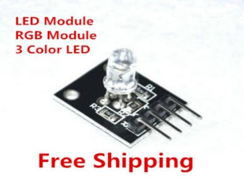 5PCS NEW RGB Module LED Module 3 color LED Module 5mm LED For arduino Free Ship