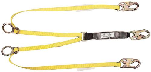 MSA 10113162 Workman Twin-Leg Energy-Absorbing Lanyard