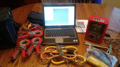 Amprobe DM-III Multitester Recorder Power Analyzer Ground Test Kit and Computer