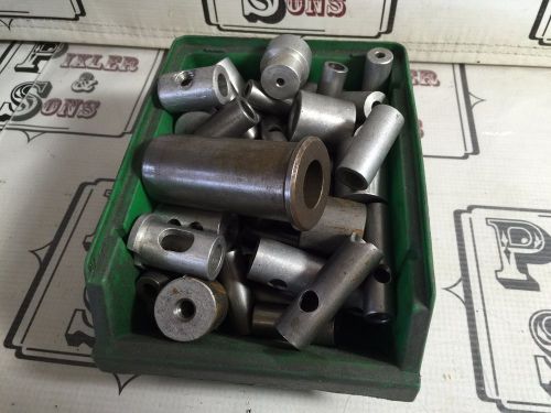 HUGE LOT OF LATHE MILL BORING DRILL BUSHINGS 1/2&#034; x 1/4&#034; to 1-1/4&#034; x 3/4&#034;