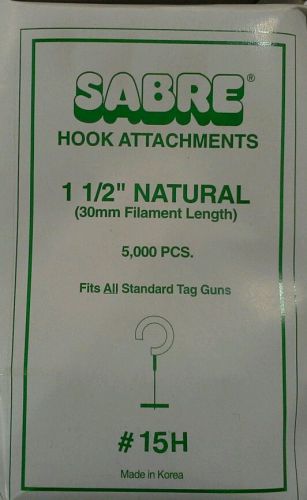 J hook 1.5&#034; tagging gun fasteners tag barbs natural hook attachments 5000 pcs for sale