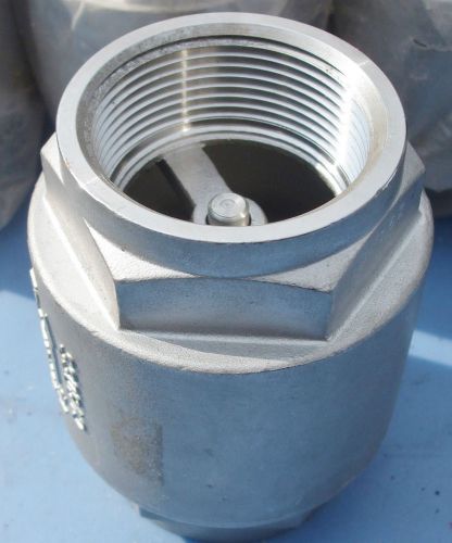 TITAN CHECK VALVE, 1-1/2&#034; CV 80-SS, SAVE $100 OFF LIST PRICE.