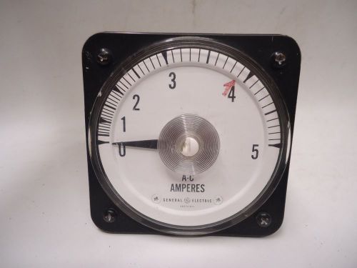 GENERAL ELECTRIC 0-5 AMPERES AB30 AC AMMETER 105141L22J2