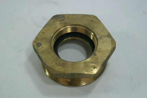 Dixon FM15F25F Hex Brass Adapter 2-1/2 NST Male X 1-1/2 NST Female