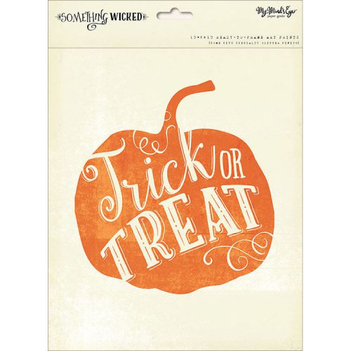 &#034;Something Wicked Frameables Prints 8&#034;&#034;X10&#034;&#034; 8/Pkg-W/Glitter&#034;