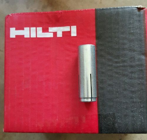 Lot Of 50 Hilti 2080046 Drop-In Anchors HDI+ 1/2&#034;