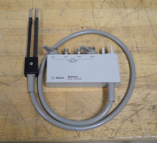 Agilent keysight 16334a lcr test fixture tweezers for smd components nice for sale