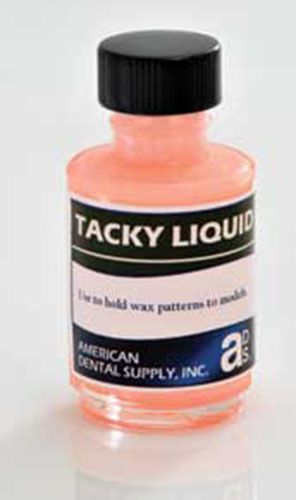 Dental Laboratory Tacky Liquid Model Adhesive for Luting Wax Refill Bottle 4 oz