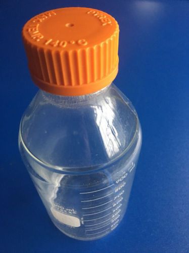 Corning® 1395-1L PYREX 1000ml Round Media Bottles with GL45 Screw Cap, Graduated