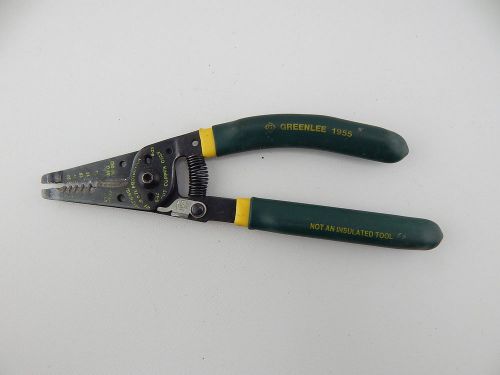 Greenlee 1955 Professional Electrician Copper Wire Stripper Cutter Crimper Curve