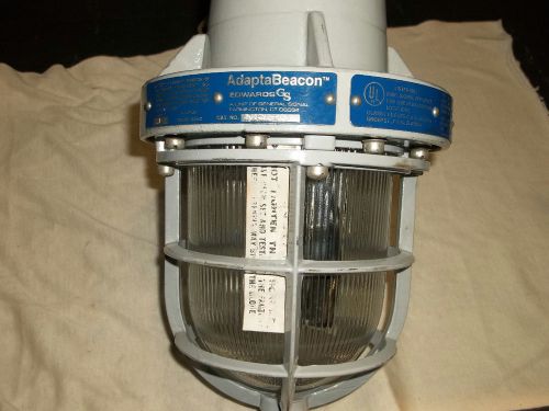 Edwards Adaptabeacon 92EXBR-N5 Explosion Proof Flashing Strobe Clear 120V