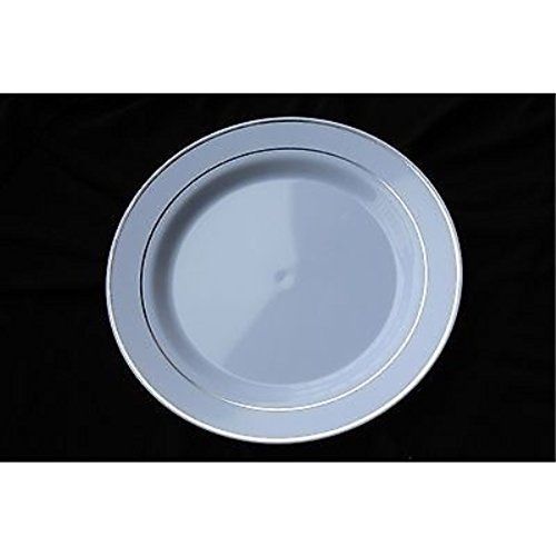 Exquisite REFLECTIVE PLASTIC PLATES 60 PREMIUM HEAVYWEIGHT PLASTIC (30- 10.25&#034;