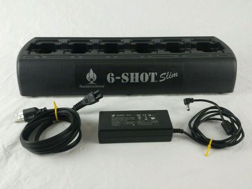 RocketScience 6-Shot Slim Gang Bank Rapid Multi-Charger for Blackbox+ UHF/VHF