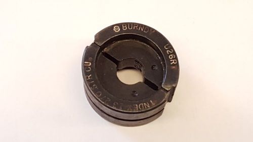 Burndy U26RT Compression Die, 12-ton, used