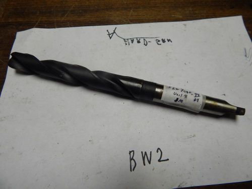 New York  49/64&#034; x #2 Taper Shank Twist Drill Bit Unit #8