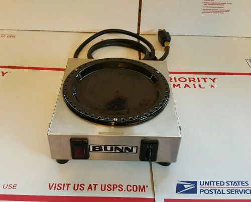 BUNN WX1 Single Coffee Pot Carafe Warmer Burner 110-Volt Commercial READ DESCRIP