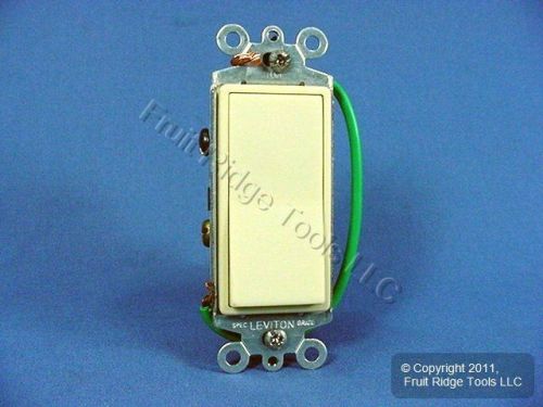 Leviton Ivory DOUBLE POLE Decora Rocker Wall Light Switch 15A 5602-2I