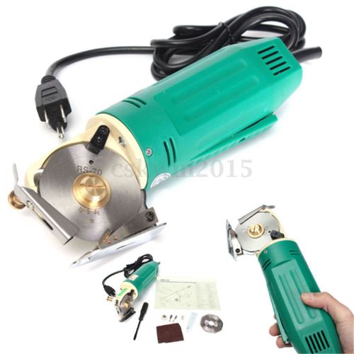 220V 70MM Rotary Blade Electric Fabric Cutter Round Cloth Cutting Machine Tool