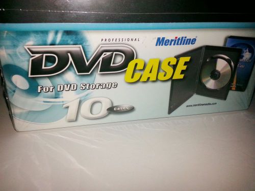 10  Premium Black Double Multi hold 2 Discs DVD CD Cases Standard