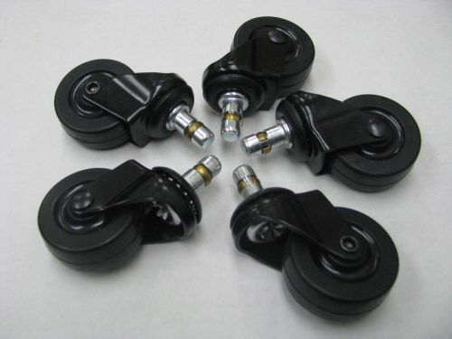 Herman miller authentic new oem eames chair casters set of 5 for sale