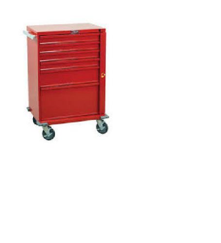 Harloff 6 Drawer V Series V30-6B Red Cart With Breakaway Lock New