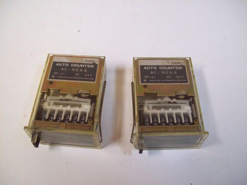 HOKUYO AUTOMATIC  AC-NEA6  AUTO COUNTER - 2PCS - USED - FREE SHIPPING