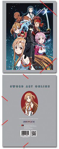 Sword Art Online Group Elastic Band Document Folder