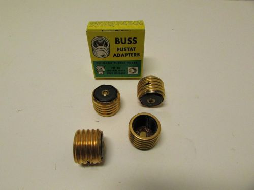 SET OF 4 FUSTST S 6-1/4 ADAPTER FOR 3-1/2, 4, 5, 5-6/10, 6-1/4 AMPS FUSTAT FUSES