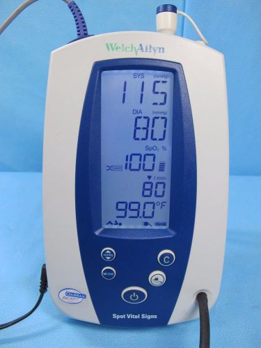 Welch Allyn 420 Spot Vital Signs Monitor 42NTB SpO2, Temp, NIBP, with Warranty