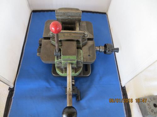 Vintage Drill Press Vise Clamp Bench Table Mechanic Machine Repair Vice Tool