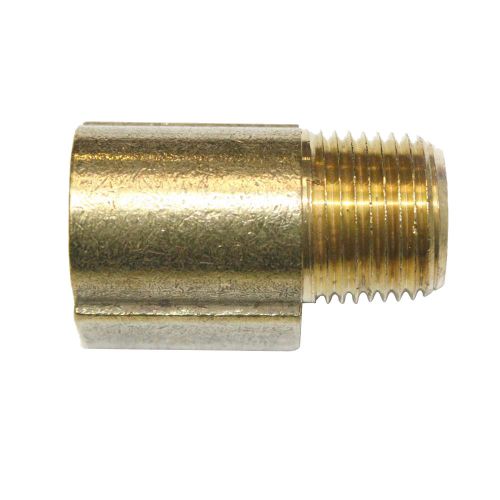 Solid Brass Street Pipe Elbow Fitting 3/8&#034; NPT 90 Degree male female 5 pk FST66E