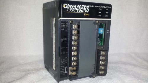 DIRECT LOGIC KOYO REMOTE I/O MODULE D4-RS *MIISSING COVERS*