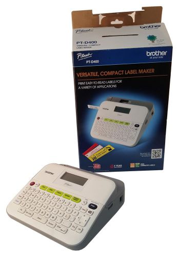 Brother PT-D400 Versatile Compact Label Maker BRO1