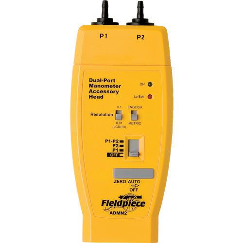 Fieldpiece admn2 dual-port manometer accessory head for sale