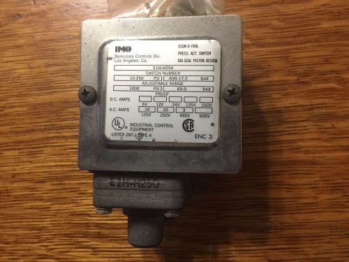 Backsdale Controls Pressure Switch E1H-H250