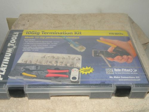 Platinum Tools 90170 Professional 10Gig Termination Crimp Tool Kit