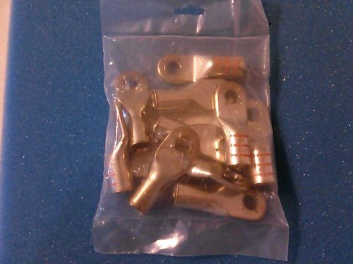 TECTRAN- TINNED LUGS 2/0 GA- 3/8&#034; ANTI-ROTATIONAL- PACK OF 10pcs