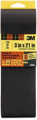 3M 99264 General Purpose Sanding Belt-5PK 3X21 120 GRIT BELT