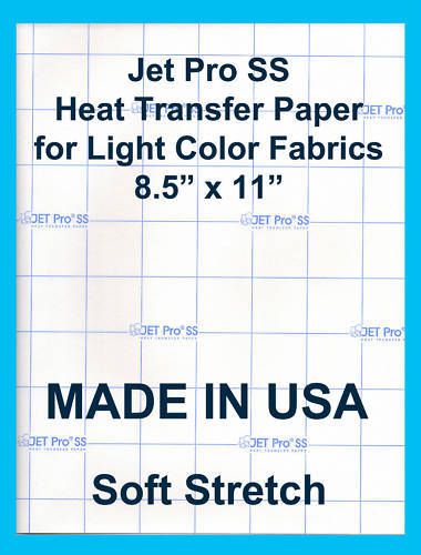 JET-PRO®SS HEAT TRANSFER PAPER 25p 8.5x11