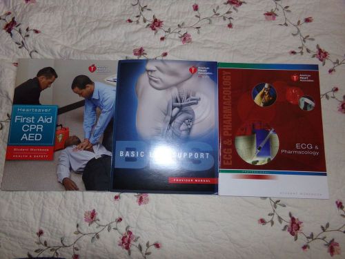 American heart association cpr book lot of 3 for sale