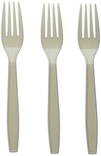 Fineline settings Fineline Settings 100-Piece Extra Heavy Cutlery Forks, Bone