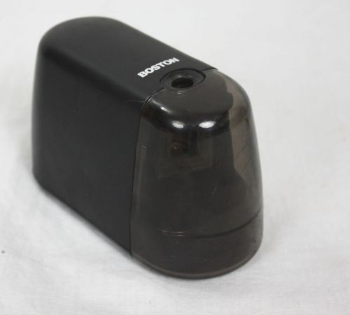 Boston Desktop Battery Powered Pencil Sharpener Small Lightweight Space Saver