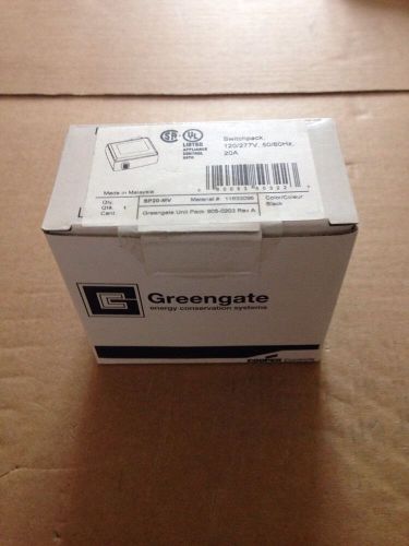 NEW Cooper Greengate SP20-MV Motion Sensor Switchpack 120/277V 20A