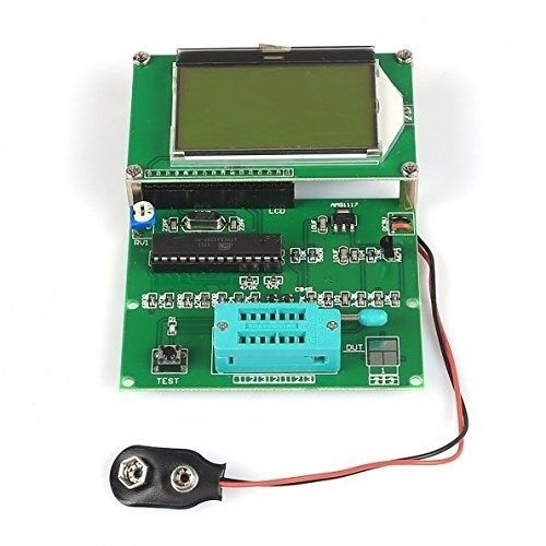 Gm328 lcd display transistor tester esr meter cymometer square wave generator for sale