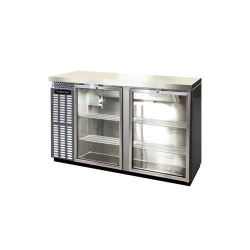 Continental Refrigerator BBC59S-SS-GD Back Bar Cabinet, Refrigerated