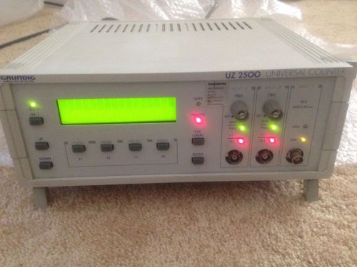 Grundig Digimess UZ 2500 Universal Counter.10Hz to 2.4GHz. Tested and Working.