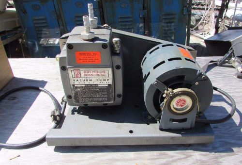 Precision Scientific Vacuum Pump Model PV - 35 GE MOTOR electric industrial Lab