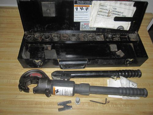 Burndy hypress y35 crimp hydraulic compression crimping tool crimper for sale