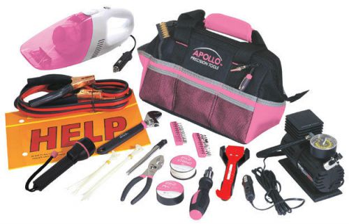 54 piece roadside tool kit - air compressor &amp; car vacuum help cancer research for sale